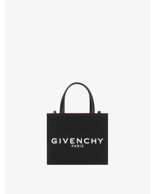 Mini G-Tote in tela di Givenchy in Black