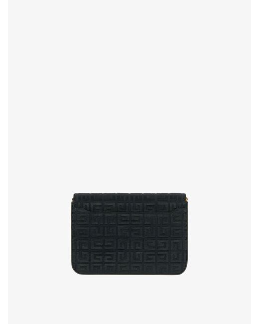 Sac 4G médium en broderie 4G avec chaîne Givenchy en coloris Black
