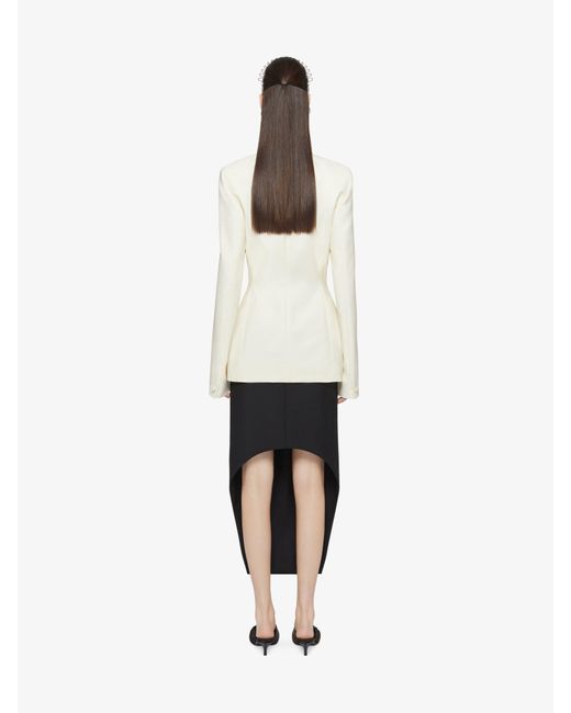 Givenchy Black Asymmetric Skirt