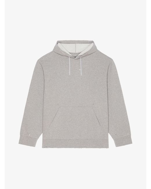 Shop Givenchy Double Layered Hoodie In Felpa