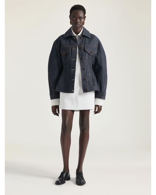 Givenchy Blue Cinched Jacket