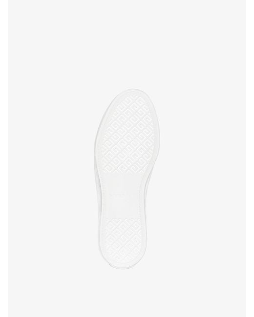 Sneakers City Sport in pelle di Givenchy in White da Uomo