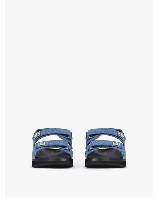 Givenchy Blue 4G Sandals