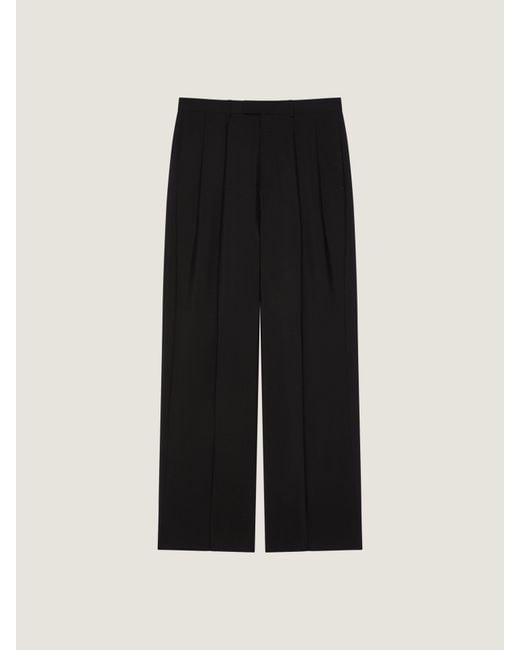 Givenchy Black Double Pleat Pants for men