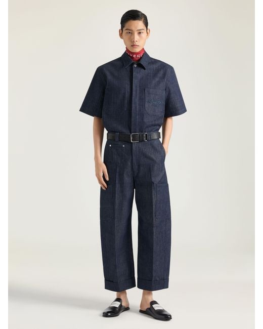 Givenchy Blue Cargo Trousers for men