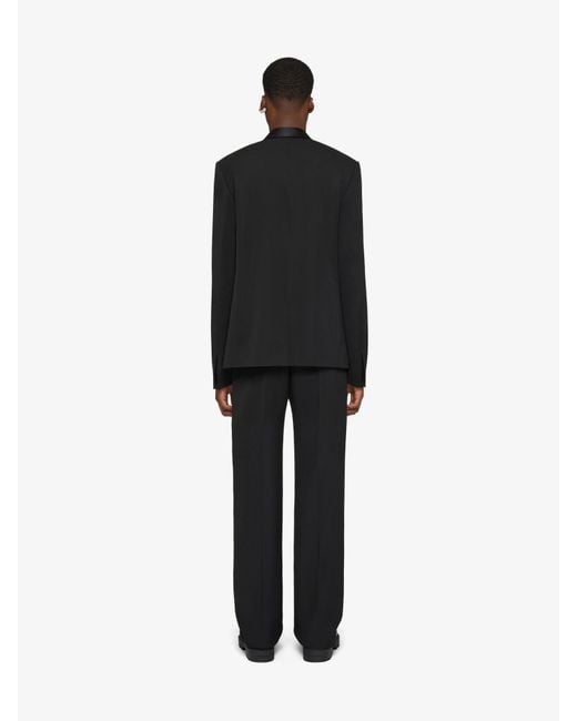Givenchy Black Slim Fit Tailored Pants for men