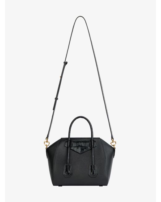 Givenchy Black Mini Antigona Lock Bag