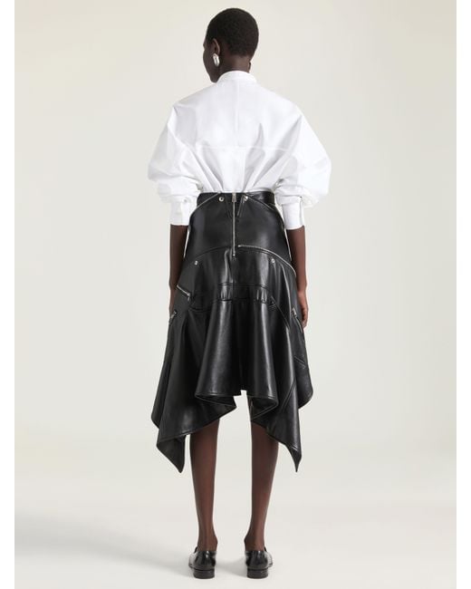 Givenchy White Cocoon Slashed Shirt