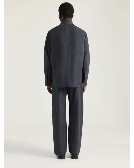 Givenchy Blue Couture Seam Overshirt for men