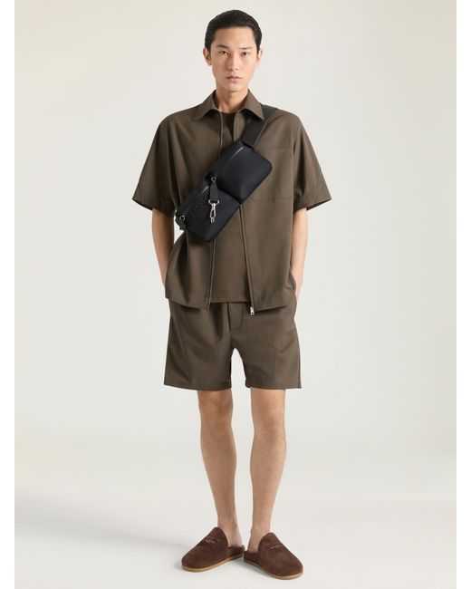 Givenchy Brown Puffy Mules for men