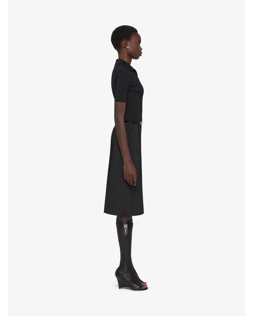 Givenchy Black Shark Lock Stiletto Sandal Boots