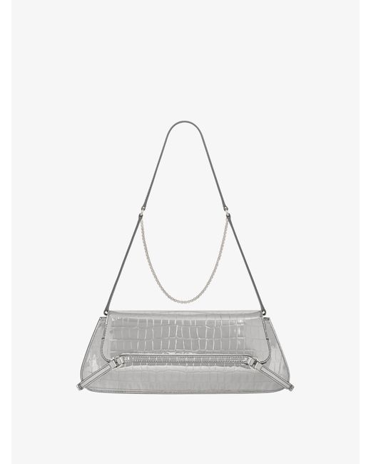 Givenchy White Voyou Clutch Bag