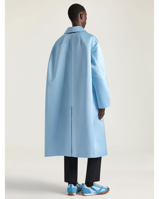 Givenchy Blue Couture Seam Coat for men