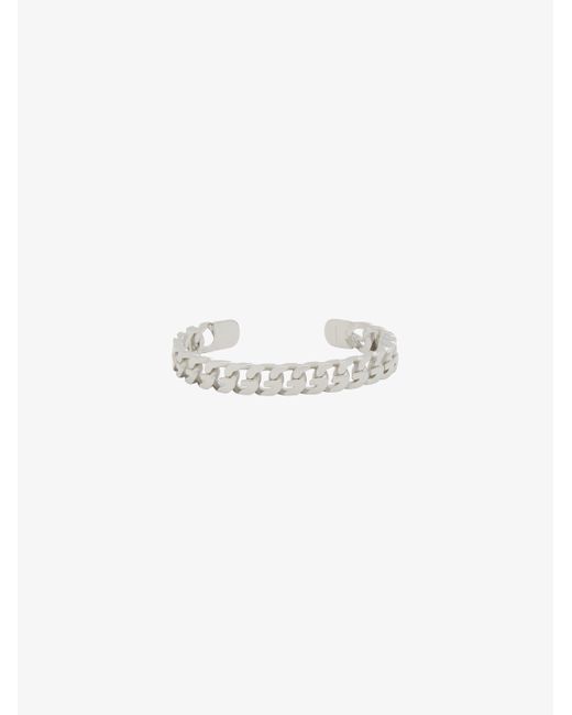 Givenchy White G Chain Bracelet