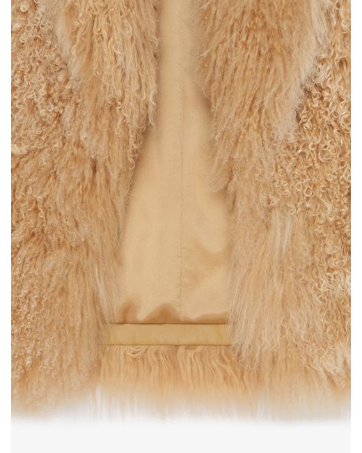 Cappotto in pelliccia di Givenchy in Natural