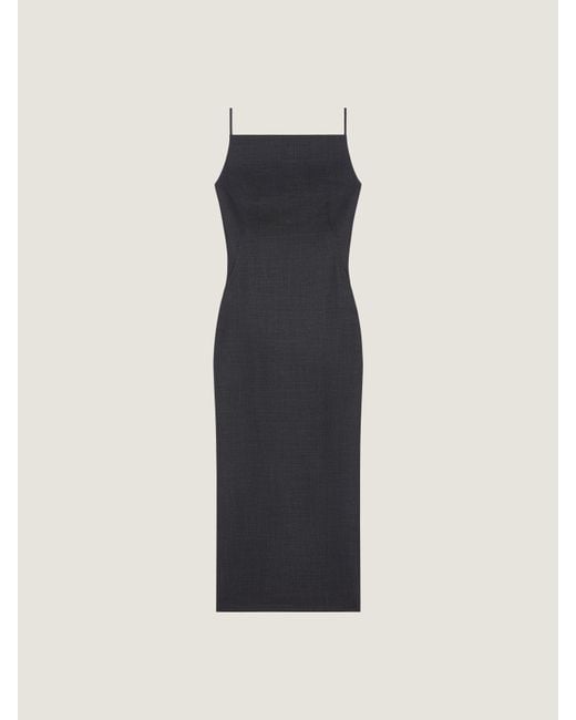 Givenchy Blue Sliced Midi Dress