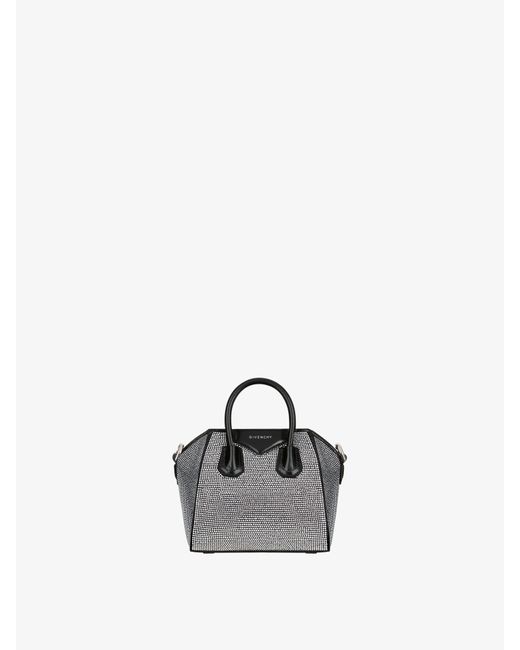 Givenchy White Micro Antigona Bag