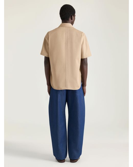 Givenchy Blue Couture Seam Jeans With Stamp Print for men