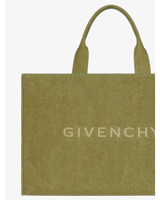 Givenchy Green Tote Bag In Canvas for men