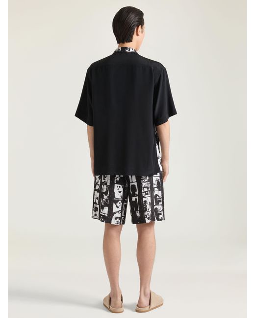Givenchy Black Shirt With Photographic Negative Print for men