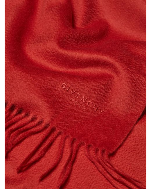 Givenchy Red Paris Scarf for men