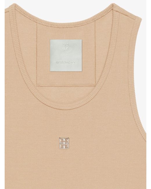 Givenchy White Slim Fit Tank Top