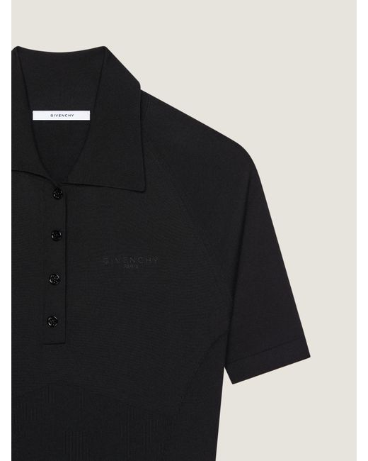 Givenchy Black Midi Polo Dress