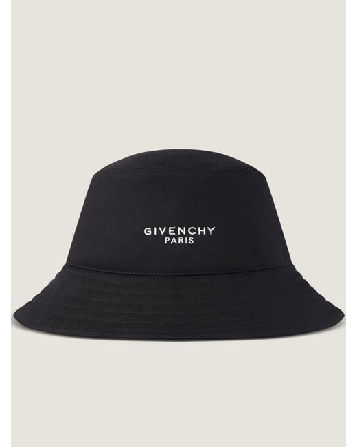Givenchy Black Paris Bucket Hat for men