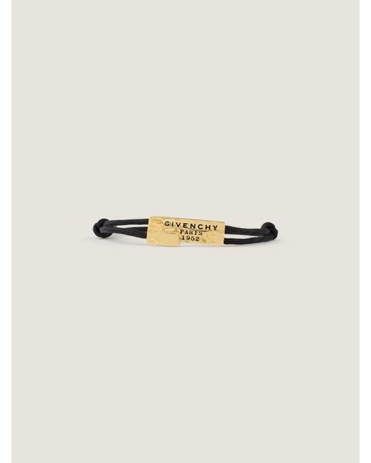 Givenchy Natural Tape Cord Bracelet