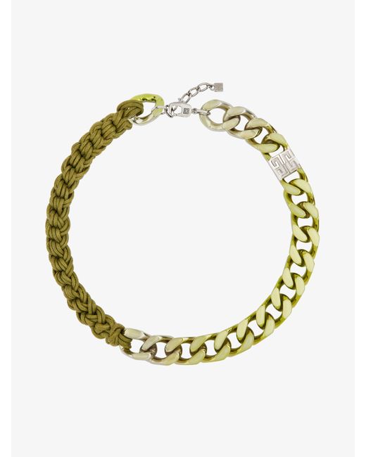 Givenchy Metallic Chain Necklace for men