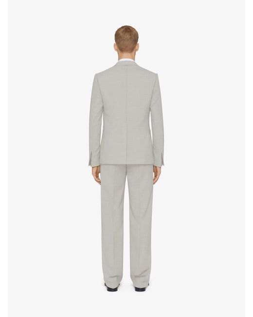 Givenchy Gray Slim Fit Jacket In Wool for men