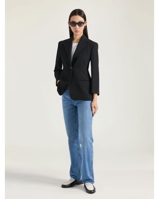 Givenchy Black Wool Double-Buttoned Jacket
