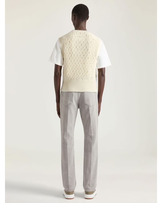 Givenchy Natural Sleeveless Sweater for men