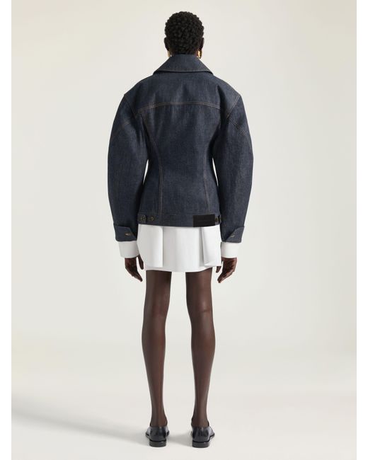 Givenchy Blue Cinched Jacket