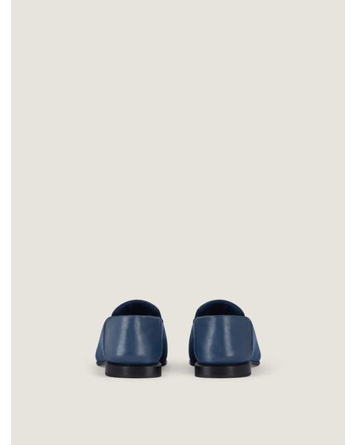 Givenchy Blue Label Loafers In Denim