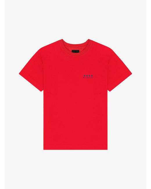 Givenchy Red 4G T-Shirt for men