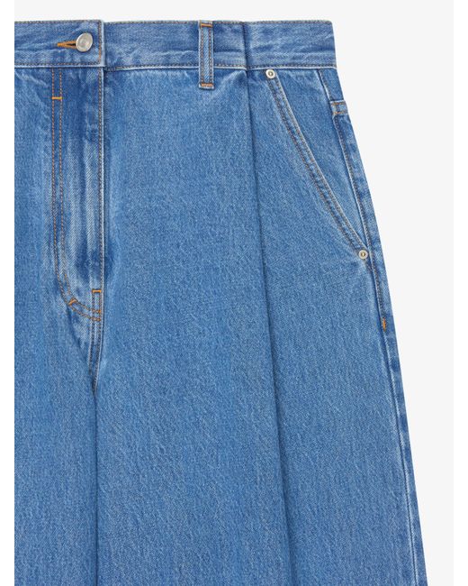 Givenchy Blue Oversized Jeans