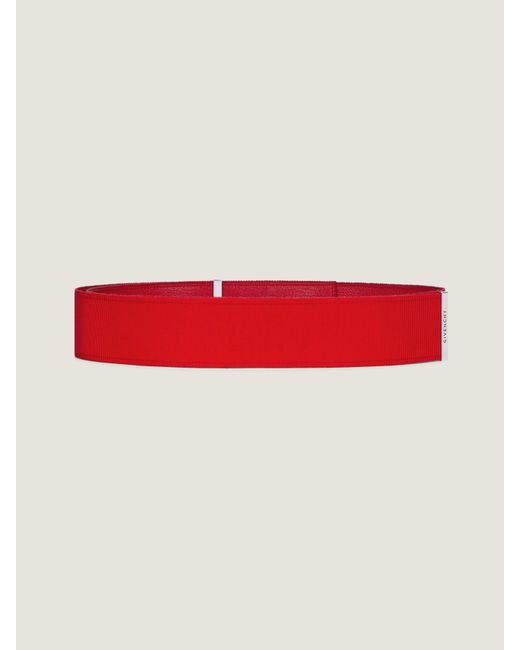 Givenchy Red Long Belt