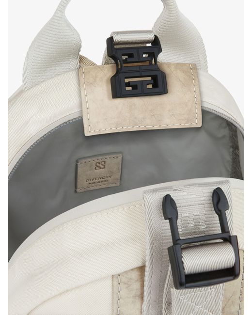 Givenchy White Small G-Trail Backpack for men