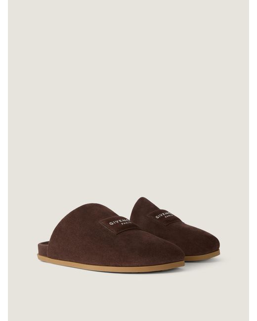Givenchy Brown Puffy Mules for men
