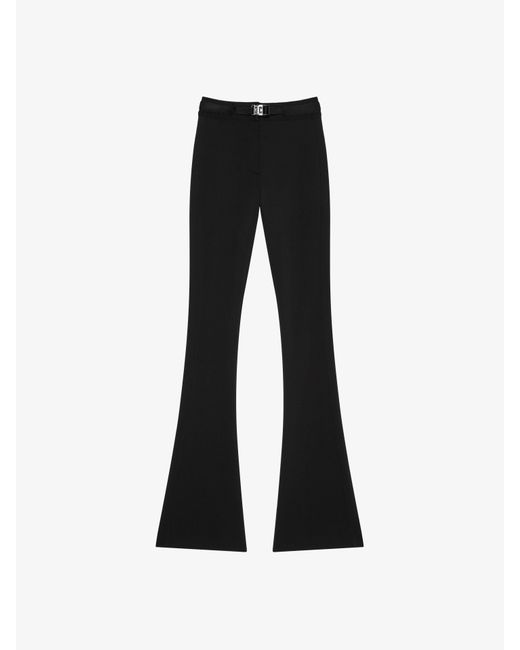 Givenchy Black 4G Belted Pants
