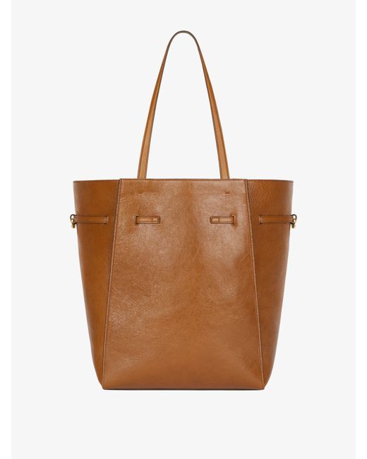 Givenchy Brown Medium Voyou Tote Bag In Leather