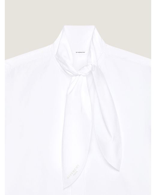 Givenchy White Cocoon Shirt