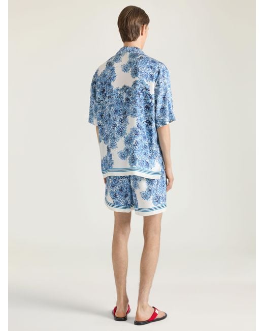 Givenchy Blue Couture Seam Shirt for men