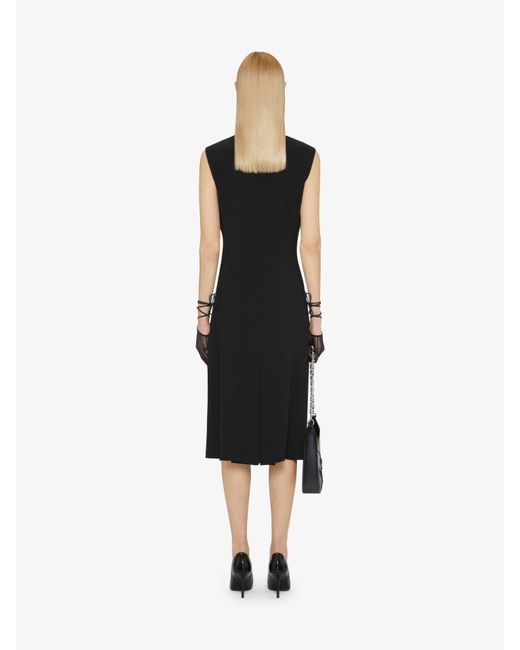 Givenchy Black Dress With Buttons