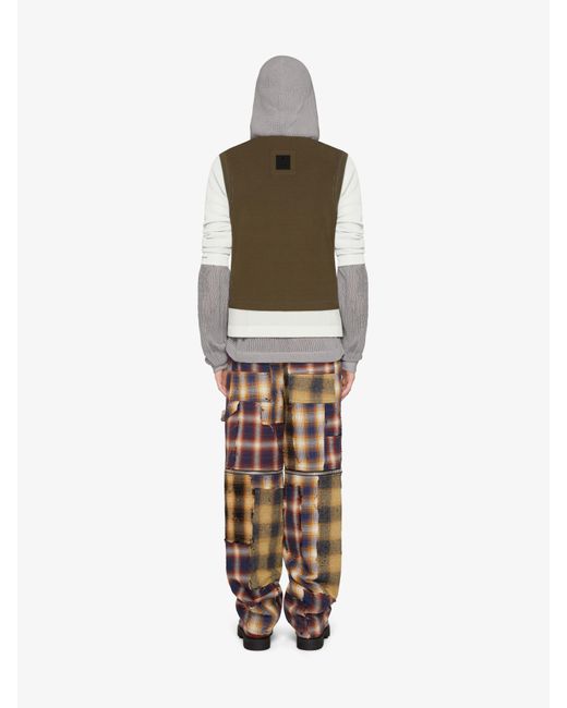 Givenchy Natural Overlapped Hooded T-Shirt for men