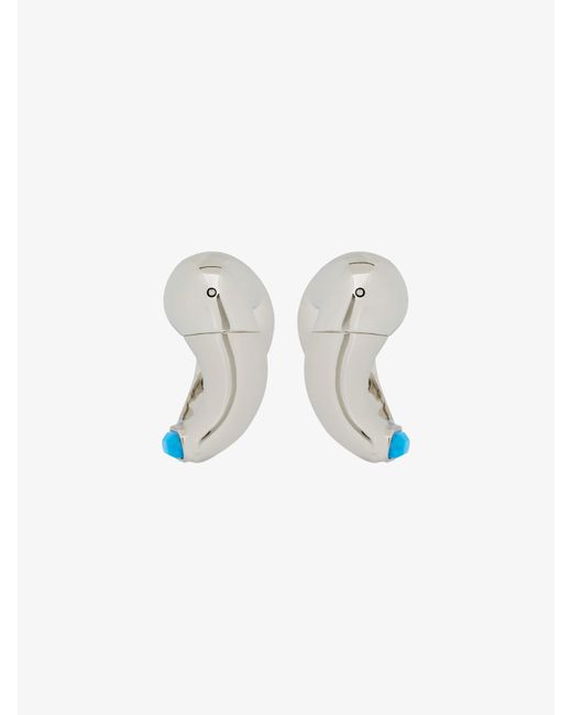 Givenchy Blue Organic Earrings
