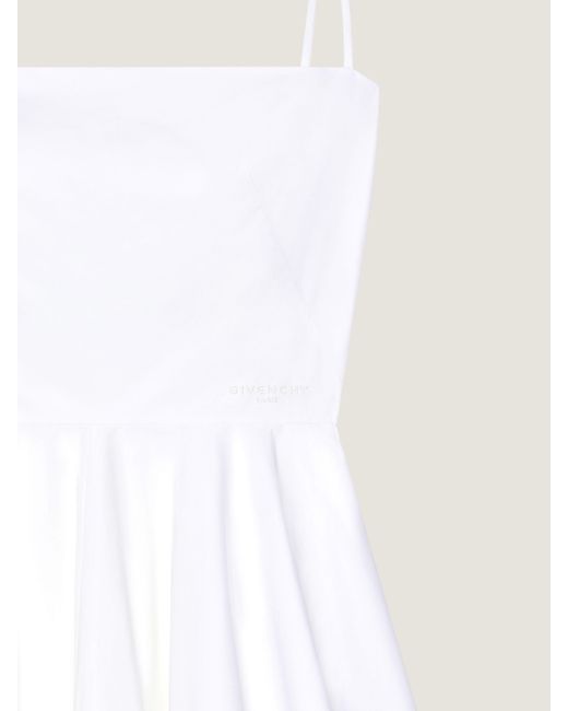 Givenchy White Sliced Mini Dress