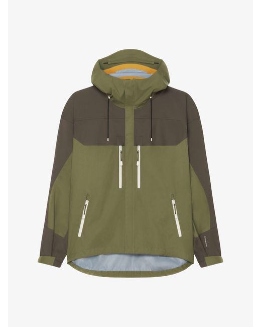Givenchy Green Technical Hooded Jacket for men