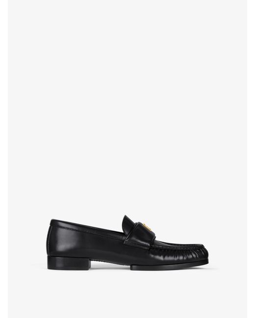 Givenchy White 4G Loafers